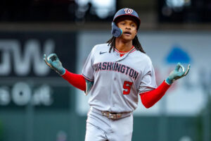 CJ Abrams is looking to exercise his second half demons for the Washington nationals CJ Abrams is looking to exercise his second half demons for the Washington nationals