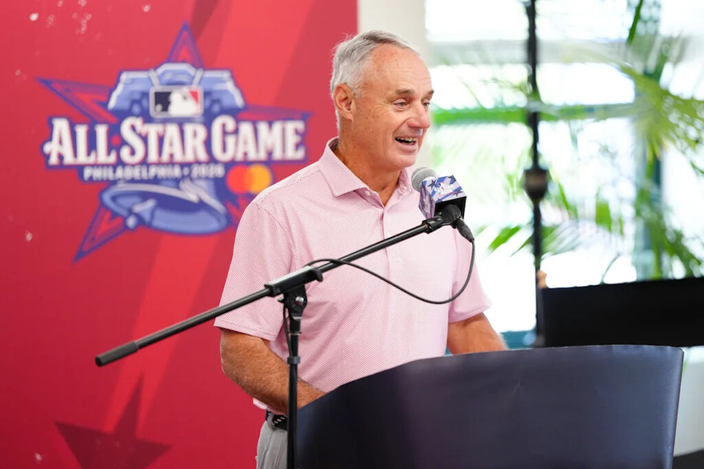 MLB, MLBPA draw battle lines in CBA fight with latest remarks from commissioner Rob Manfred and union head Bruce Meyer MLB, MLBPA draw battle lines in CBA fight with latest remarks from commissioner Rob Manfred and union head Bruce Meyer