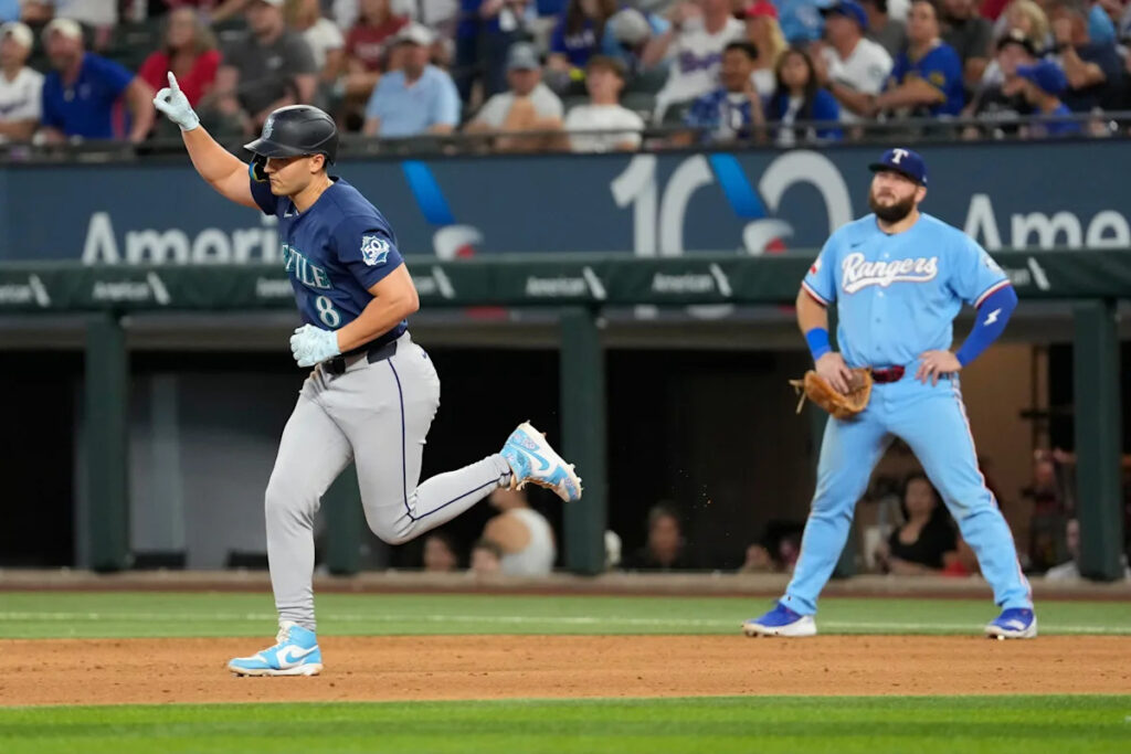 A connections word puzzle about the Mariners’ 6-4 victory over the Rangers A connections word puzzle about the Mariners’ 6-4 victory over the Rangers