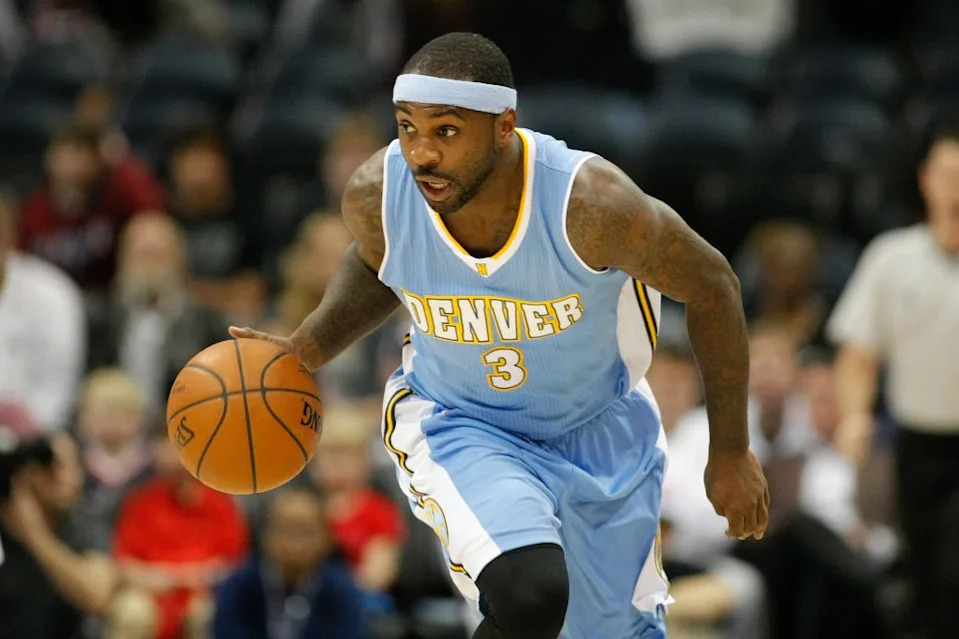 Denver Nuggets guard Ty Lawson (3) dribbles the ball against the <a class="link " href="https://sports.yahoo.com/nba/teams/atlanta/" data-i13n="sec:content-canvas;subsec:anchor_text;elm:context_link" data-ylk="slk:Atlanta Hawks;sec:content-canvas;subsec:anchor_text;elm:context_link;itc:0" data-yga="{"yLinkElement":"context_link","yModuleName":"content-canvas","yLinkText":"Atlanta Hawks","ySubModuleName":"anchor_text","yHasCommerce":false}">Atlanta Hawks</a> in the first quarter at Philips Arena on Dec. 7, 2014. IMAGN IMAGES via Reuters Connect
