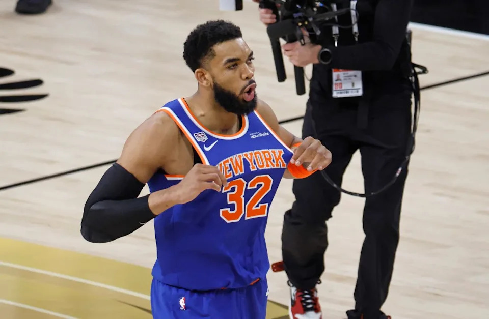 Karl-Anthony Towns was instrumental in the Knicks’ 2026 Championship run. Jason Szenes for The New York Post