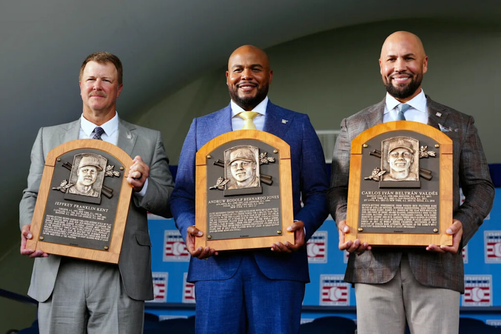2026 Baseball Hall of Fame induction: Carlos Beltrán, Andruw Jones, Jeff Kent speak of national, organizational pride while enshrined 2026 Baseball Hall of Fame induction: Carlos Beltrán, Andruw Jones, Jeff Kent speak of national, organizational pride while enshrined