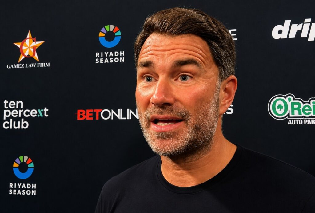 Eddie Hearn Claims Zuffa Was ‘Bullied’ Into Co-Promotion Eddie Hearn Claims Zuffa Was ‘Bullied’ Into Co-Promotion