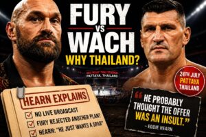 Eddie Hearn reveals why Tyson Fury chose Thailand for comeback fight Eddie Hearn reveals why Tyson Fury chose Thailand for comeback fight