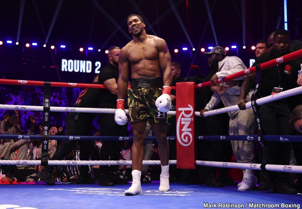 Anthony Joshua Admits He Never Expected First-Round Scare Against Prenga Anthony Joshua Admits He Never Expected First-Round Scare Against Prenga