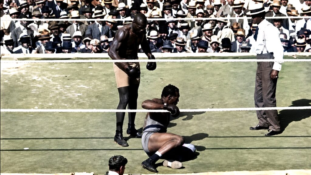 Jack Johnson Defeated James J. Jeffries In The Fight Of The Century – July 4, 1910 Jack Johnson Defeated James J. Jeffries In The Fight Of The Century – July 4, 1910