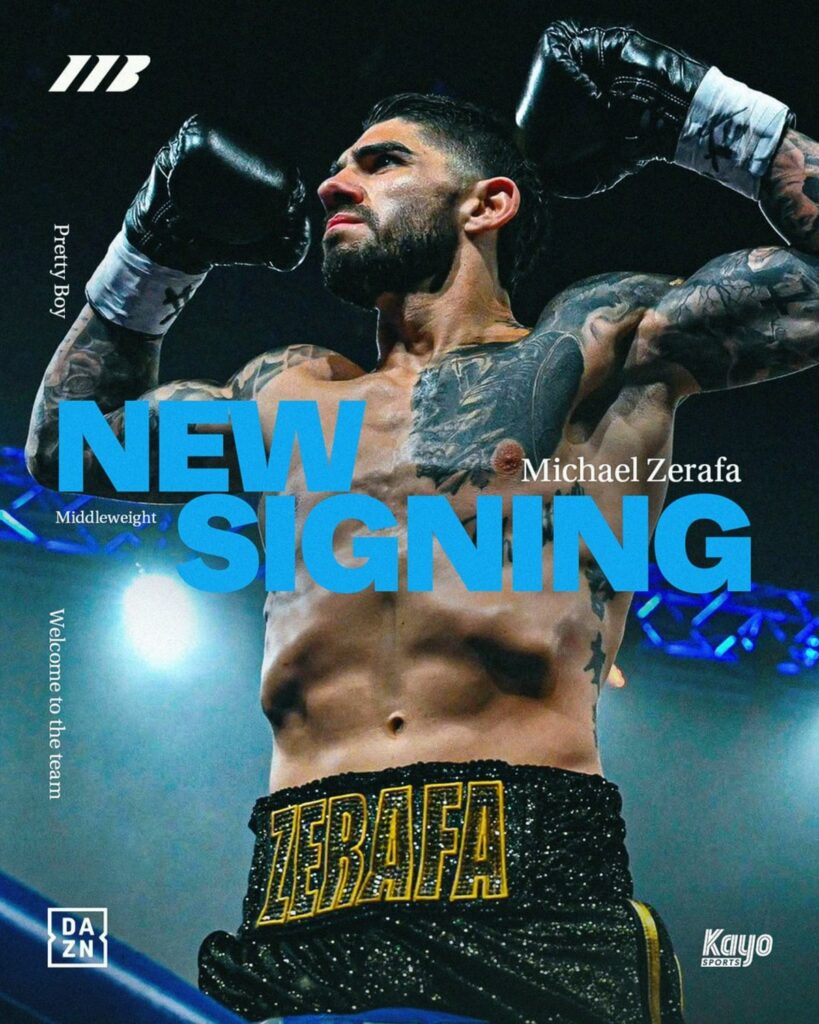 Matchroom signs Michael Zerafa, promises fight announcement after adding veteran middleweight