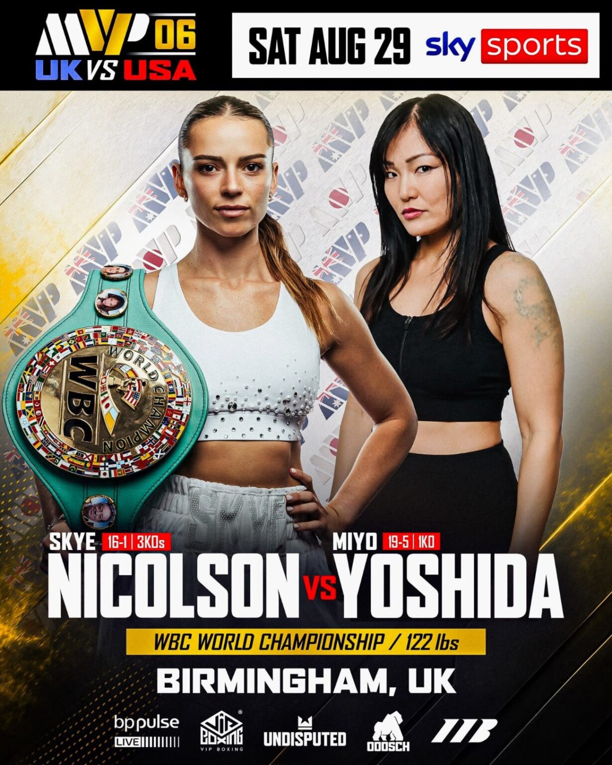 Skye Nicolson First Fighter in MVP-Matchroom Alliance