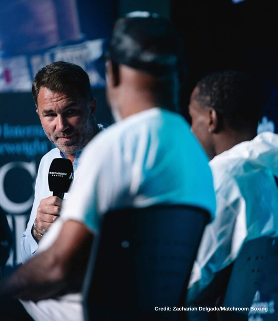 Eddie Hearn Admits Pressure Is On Diego Pacheco Eddie Hearn Admits Pressure Is On Diego Pacheco