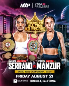 Amanda Serrano Returns Against Lucrecia Manzur on August 21 Amanda Serrano Returns Against Lucrecia Manzur on August 21