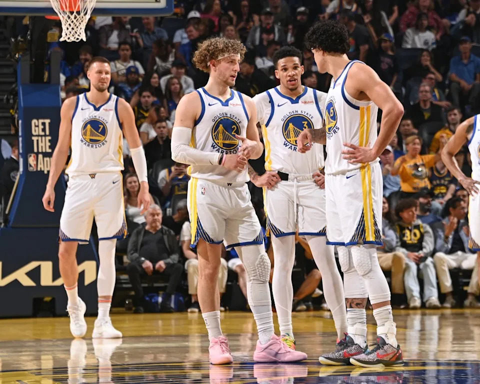 Yaxel Lendeborg could be a crucial piece for the Golden State Warriors this season. NBAE via Getty Images