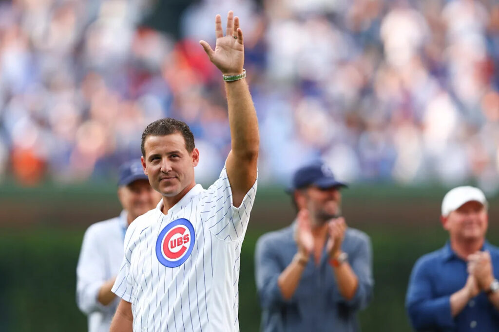 Anthony Rizzo gets home run ball in Wrigley Field bleachers as Cubs commemorate 2016 World Series champs Anthony Rizzo gets home run ball in Wrigley Field bleachers as Cubs commemorate 2016 World Series champs
