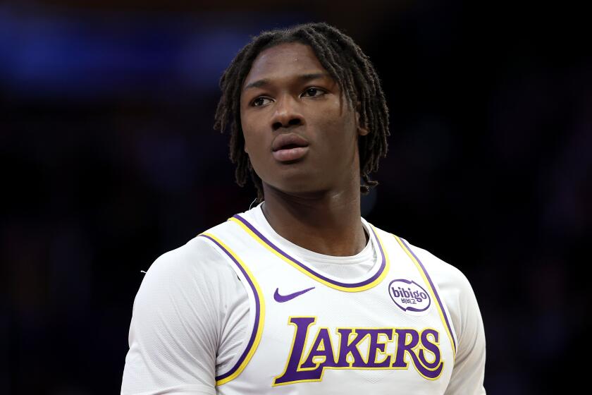 Adou Thiero shows progress while leading Lakers to Vegas Summer League win over Thunder Adou Thiero shows progress while leading Lakers to Vegas Summer League win over Thunder
