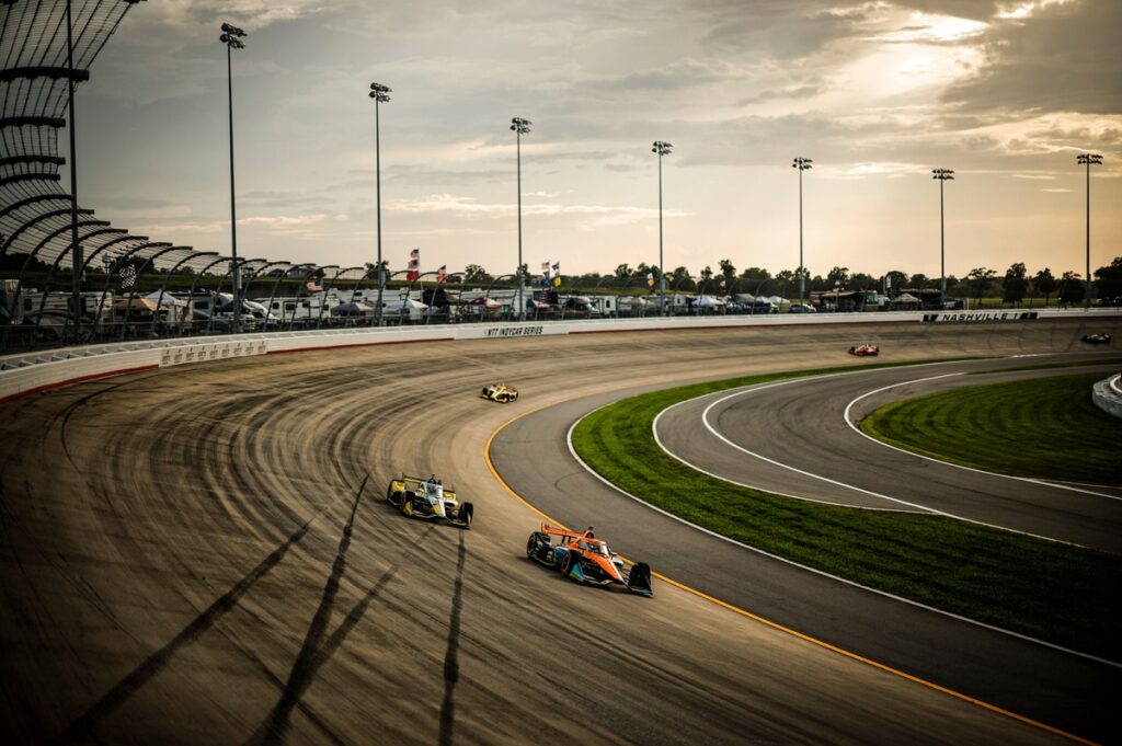 IndyCar Nashville race postponed to Monday after heavy rain and World Cup delays IndyCar Nashville race postponed to Monday after heavy rain and World Cup delays
