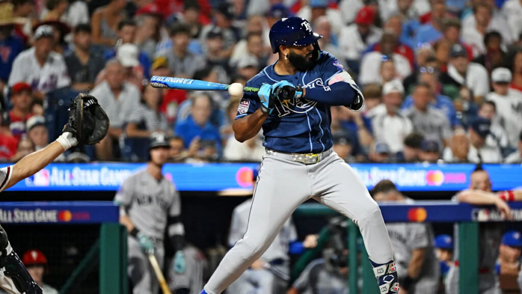 Rays’ Junior Caminero feels fortunate his left hand is not broken after he was hit in the All-Star Game Rays’ Junior Caminero feels fortunate his left hand is not broken after he was hit in the All-Star Game