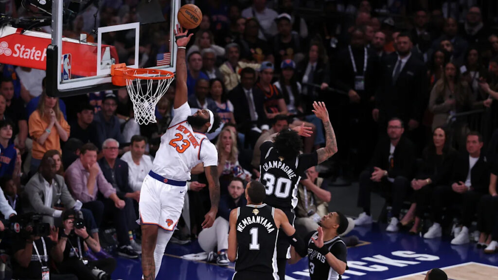 Mitchell Robinson explains finger injury before NBA Finals Mitchell Robinson explains finger injury before NBA Finals