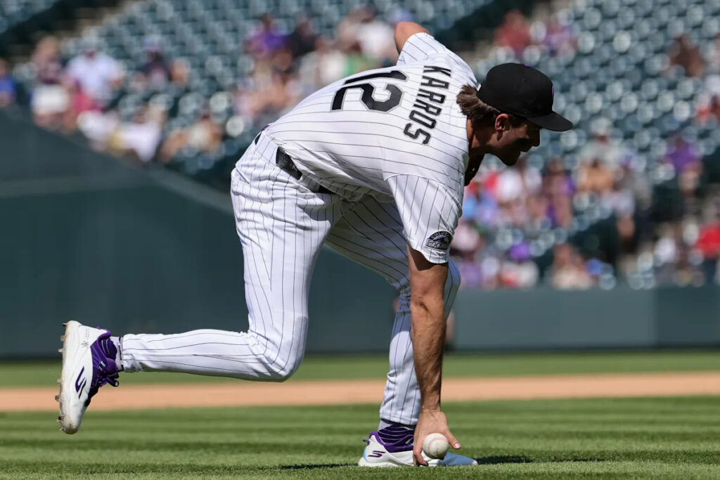 Kyle Karros’ moonshot the difference maker in Rockies’ 7-6 win over the Giants Kyle Karros’ moonshot the difference maker in Rockies’ 7-6 win over the Giants