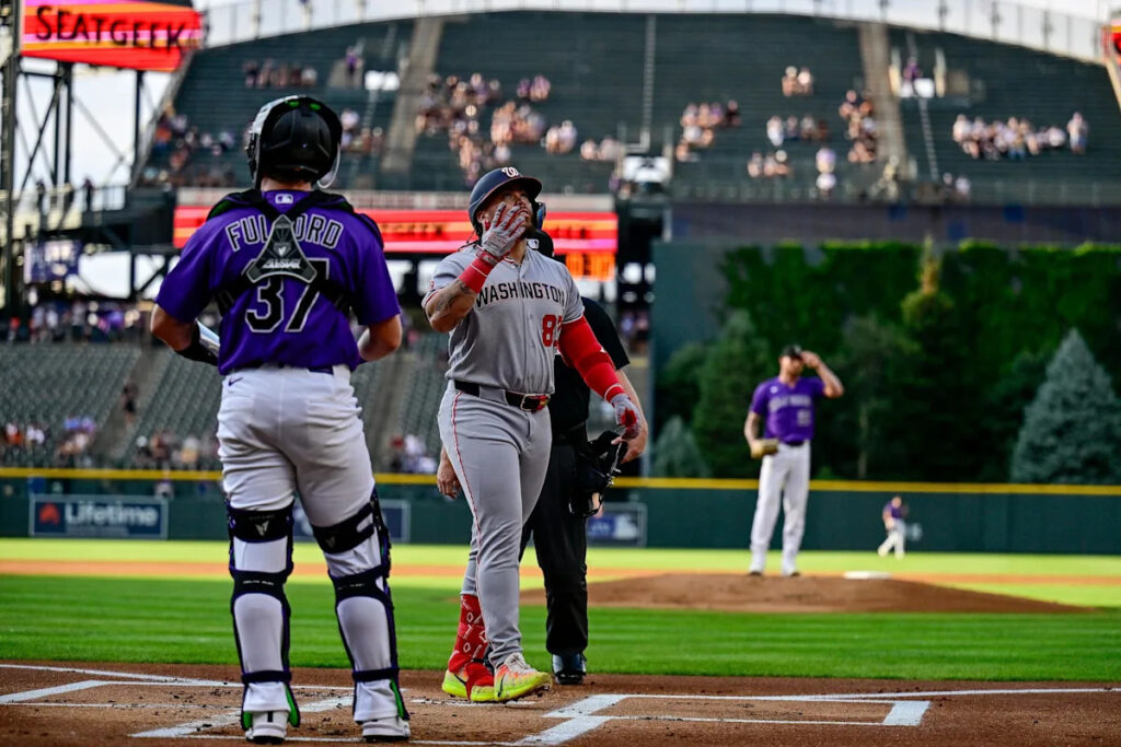Washington’s 3 HRs best Rockies in a 6-3 loss on a hot night at Coors Field Washington’s 3 HRs best Rockies in a 6-3 loss on a hot night at Coors Field