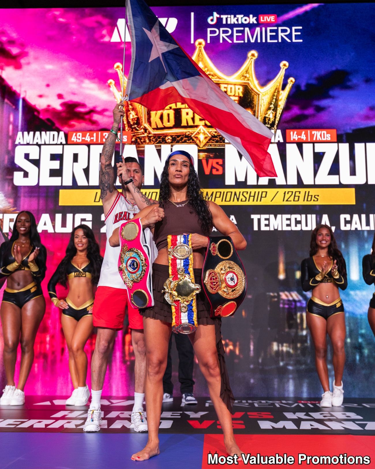 Image: Amanda Serrano vs. Lucrecia Manzur Live Results and Fight Updates