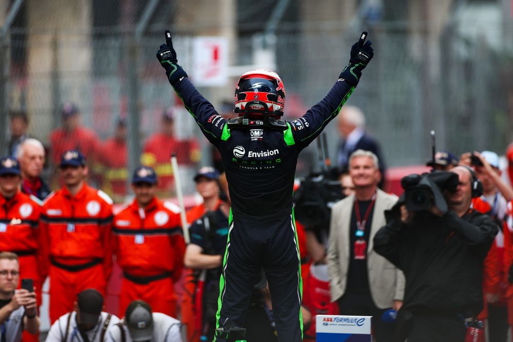 Buemi took his first Formula E victory in six years at the 2025 Monaco E-Prix