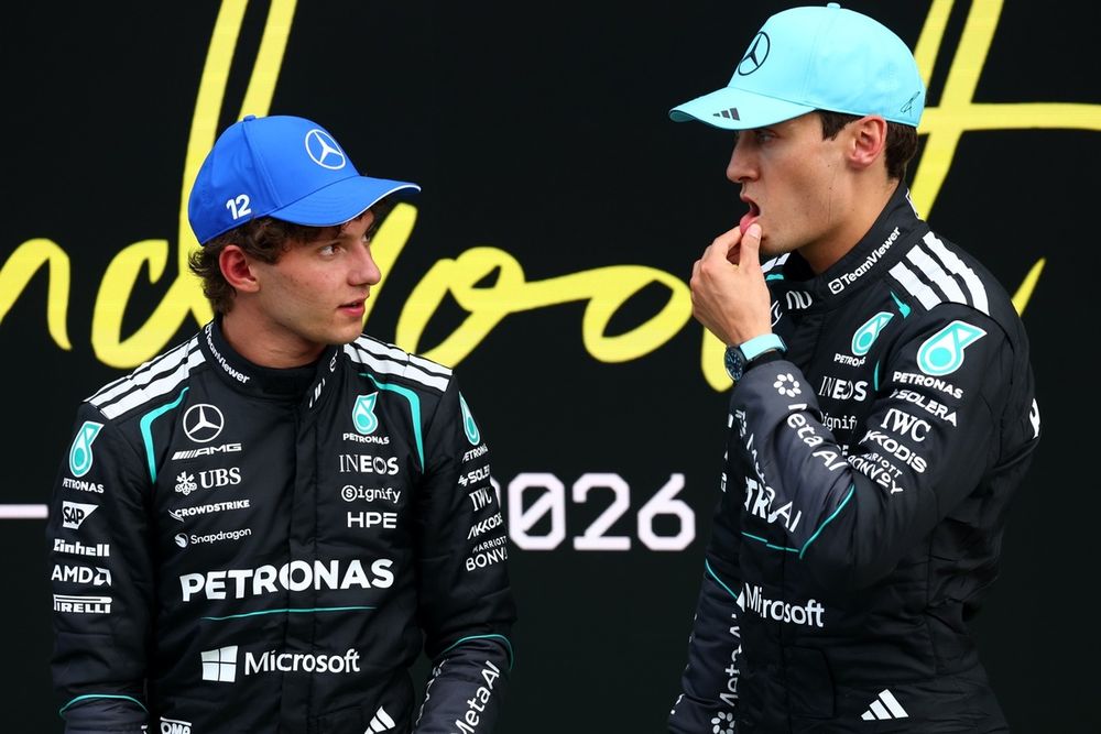 Andrea Kimi Antonelli, Mercedes, George Russell, Mercedes