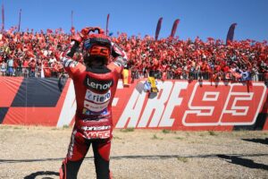 Marquez beats Acosta and Bezzecchi for crucial win Marquez beats Acosta and Bezzecchi for crucial win