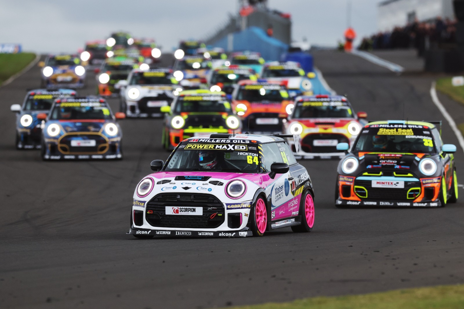 Excelr8 driver twice won on the road but was denied the second by penalty for being out of position at the start