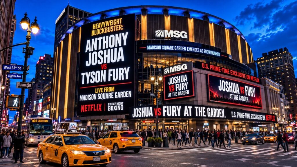 Staging Joshua vs. Fury in New York Is a Massive Streaming Gamble Staging Joshua vs. Fury in New York Is a Massive Streaming Gamble