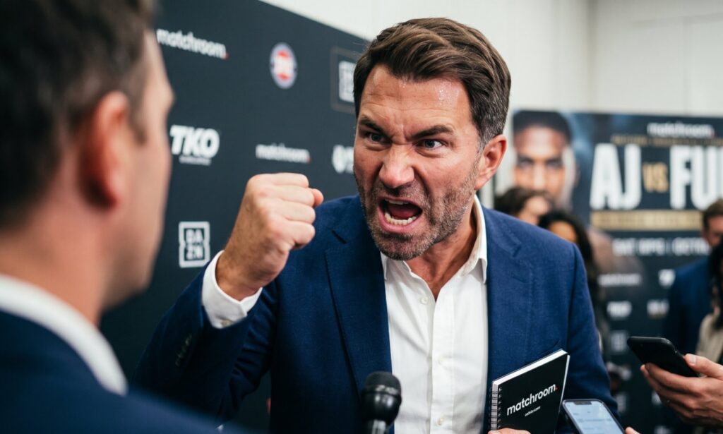 Eddie Hearn Bars Rival TKO From Anthony Joshua vs. Tyson Fury Promotion Eddie Hearn Bars Rival TKO From Anthony Joshua vs. Tyson Fury Promotion