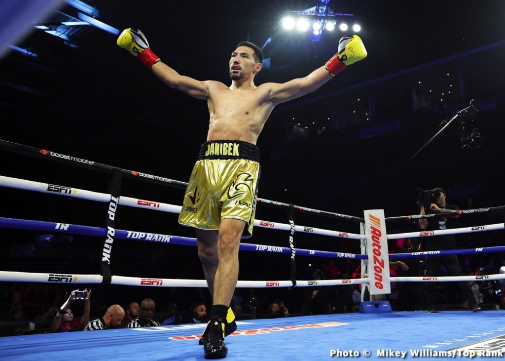 Janibek Targets Canelo Alvarez Before Getting Past Hamzah Sheeraz