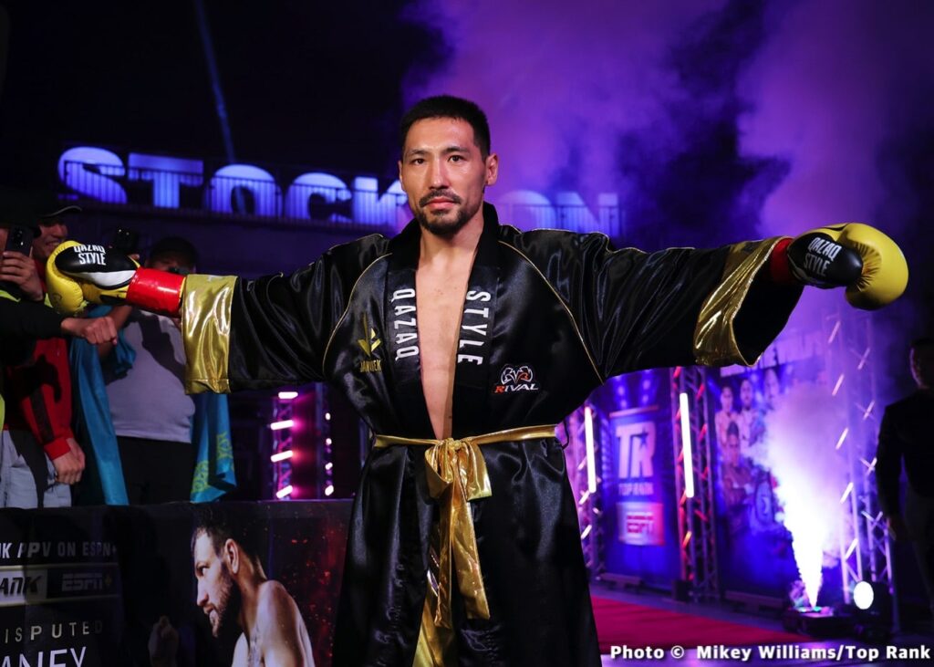 Janibek Wants Sheeraz Belt For Canelo Fight Janibek Wants Sheeraz Belt For Canelo Fight