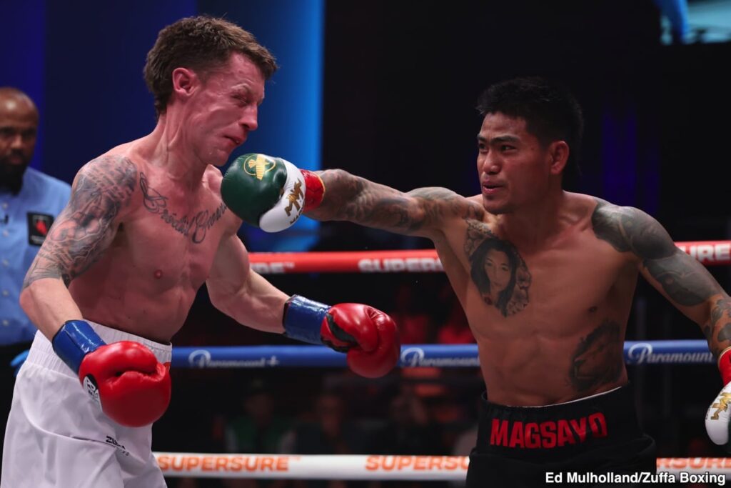 Mark Magsayo Faces Andres Cortes On Garcia-Benn Card Mark Magsayo Faces Andres Cortes On Garcia-Benn Card