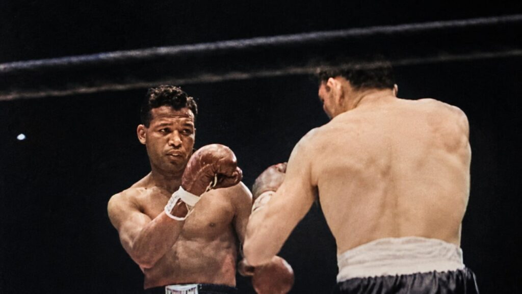 Sugar Ray Robinson Meets His Match in Carmen Basilio Sugar Ray Robinson Meets His Match in Carmen Basilio