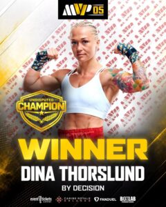 Dina Thorslund Dominates Cherneka Johnson, Claims Undisputed Crown