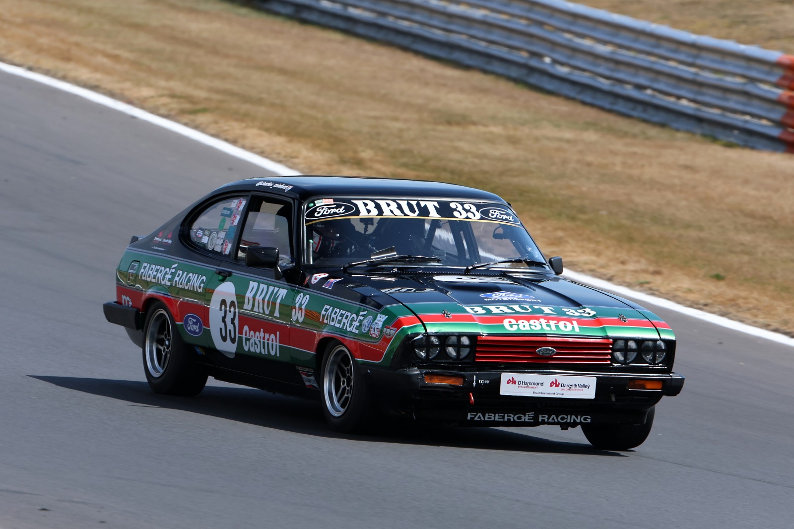 BTCC racer Rainford was again great to watch as he starred in Group 1 Capri