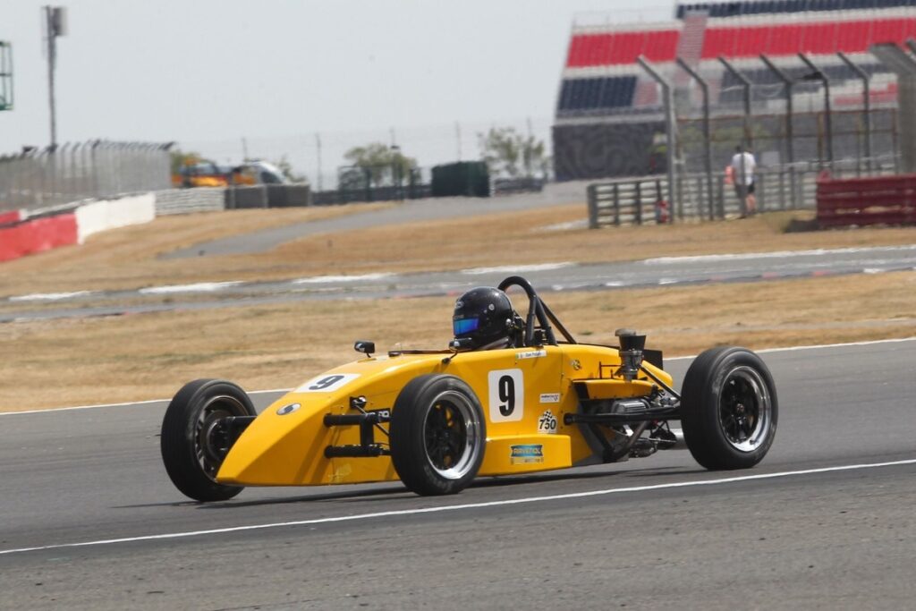 Worm’s Eye View is Polley’s triple Formula Vee winning perspective at Silverstone Worm’s Eye View is Polley’s triple Formula Vee winning perspective at Silverstone