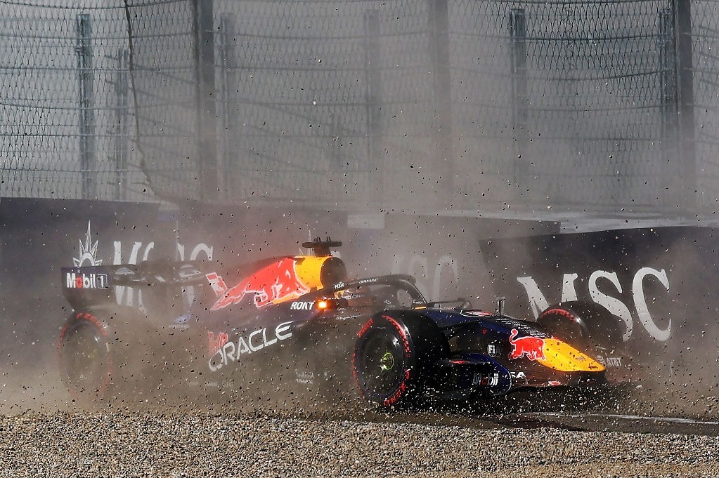 Verstappen shunted in qualifying in Austria, and a delay in airflow reattachment to the rear wing was cited as one possible contributory factor