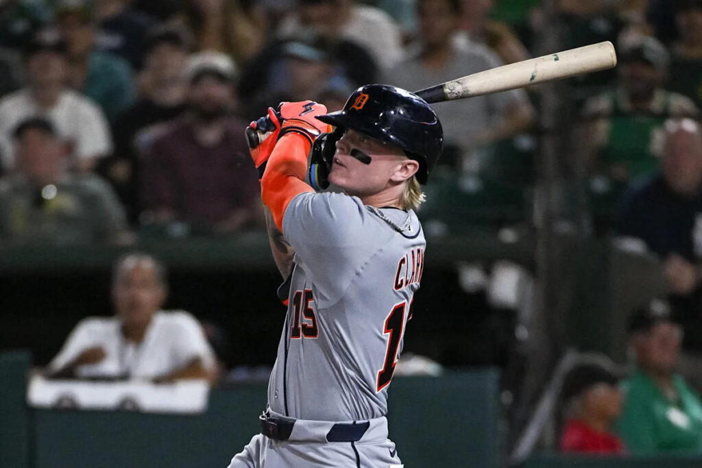Max Clark cracks first MLB homer as Tigers survive late scare Max Clark cracks first MLB homer as Tigers survive late scare