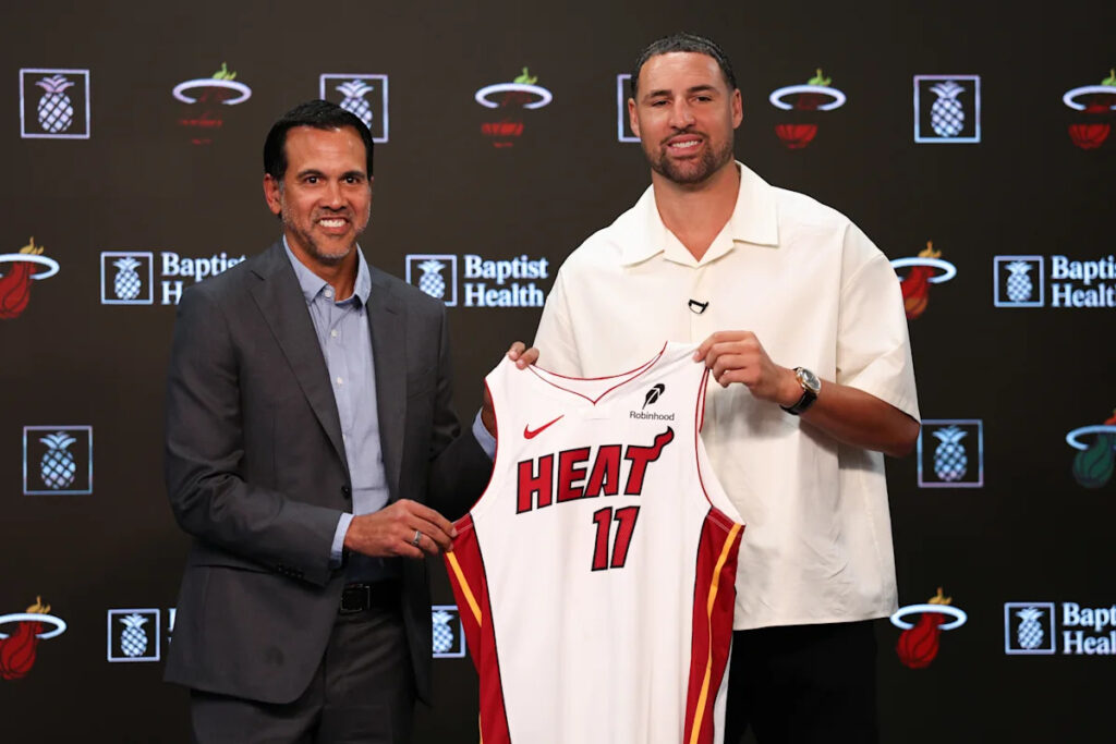Klay Thompson, 36, on joining the Heat: ‘a redemption season’ Klay Thompson, 36, on joining the Heat: ‘a redemption season’