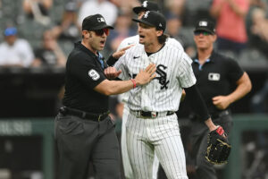 White Sox pitcher Davis Martin ejected after airmailing back-to-back pitches, hitting Sal Stewart in loss to Reds