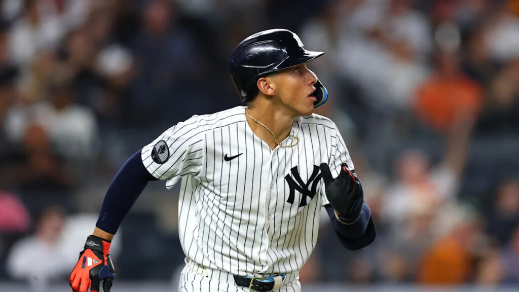 Yankees’ George Lombard Jr. day to day with right knee discomfort