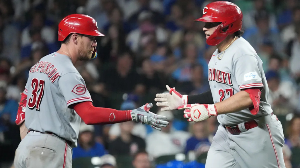 Rookie Sal Stewart homers for the 3rd straight game, helping the Reds beat the Cubs 7-5 Rookie Sal Stewart homers for the 3rd straight game, helping the Reds beat the Cubs 7-5
