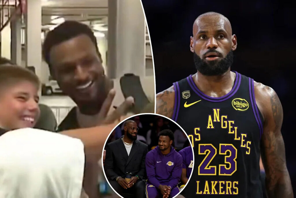 Bronny James breaks his silence on LeBron James’ departure from Lakers Bronny James breaks his silence on LeBron James’ departure from Lakers