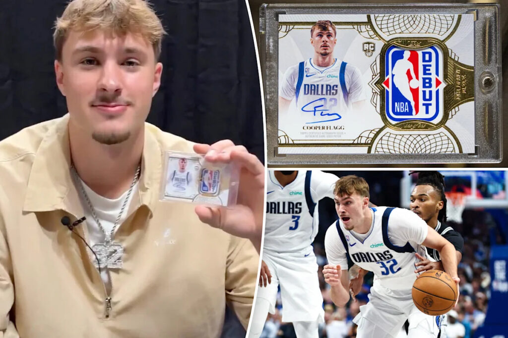Mavericks place massive bounty to secure Cooper Flagg’s one-of-a-kind Topps NBA Debut Patch card Mavericks place massive bounty to secure Cooper Flagg’s one-of-a-kind Topps NBA Debut Patch card