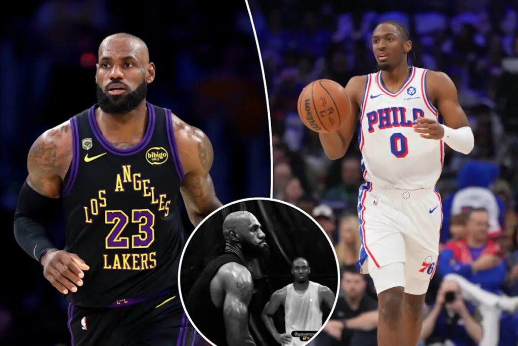LeBron James gives glimpse of 76ers future with Tyrese Maxey workout LeBron James gives glimpse of 76ers future with Tyrese Maxey workout