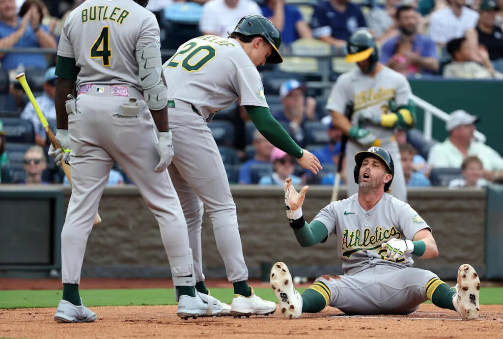 A’s Blow Late Lead, Fall To Royals 4-3 A’s Blow Late Lead, Fall To Royals 4-3