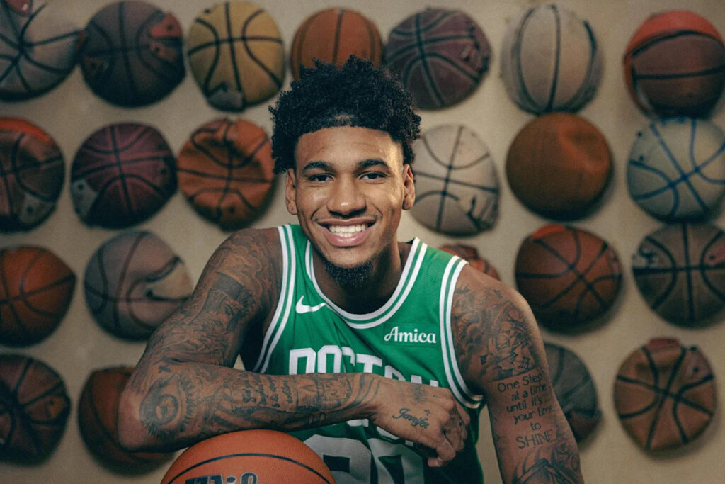 Dillon Mitchell is officially staying with the Celtics after signing a two-way contract