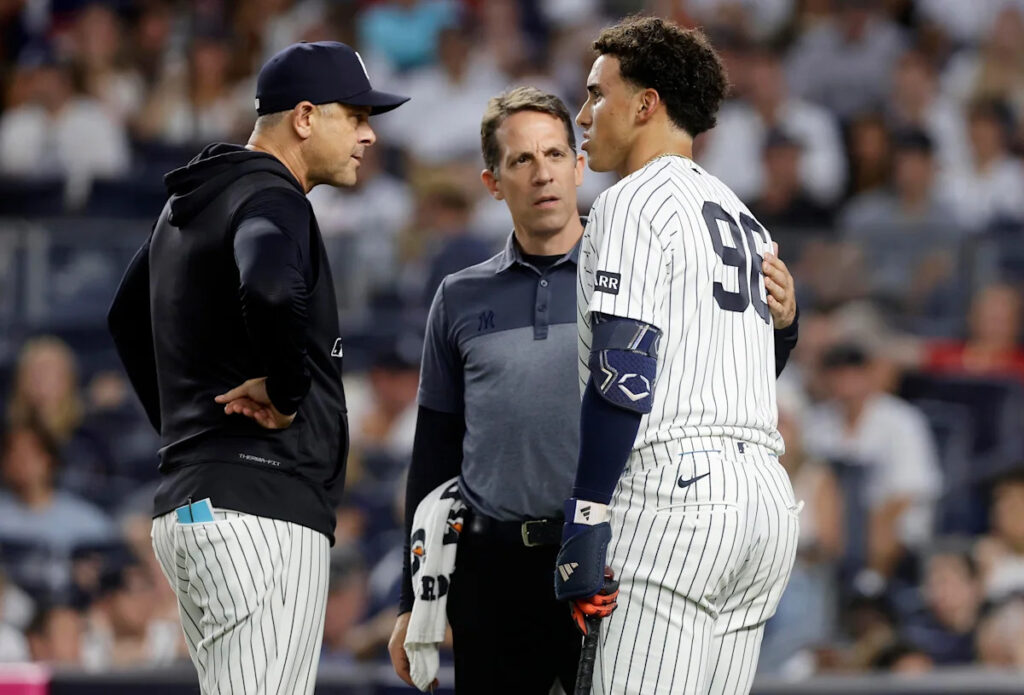 Yankees news: George Lombard Jr. day-to-day with knee injury Yankees news: George Lombard Jr. day-to-day with knee injury