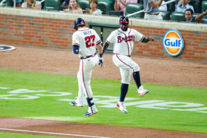 Late inning dramatics don’t overshadow Grant Holmes gem as Braves beat the Marlins, 4-2