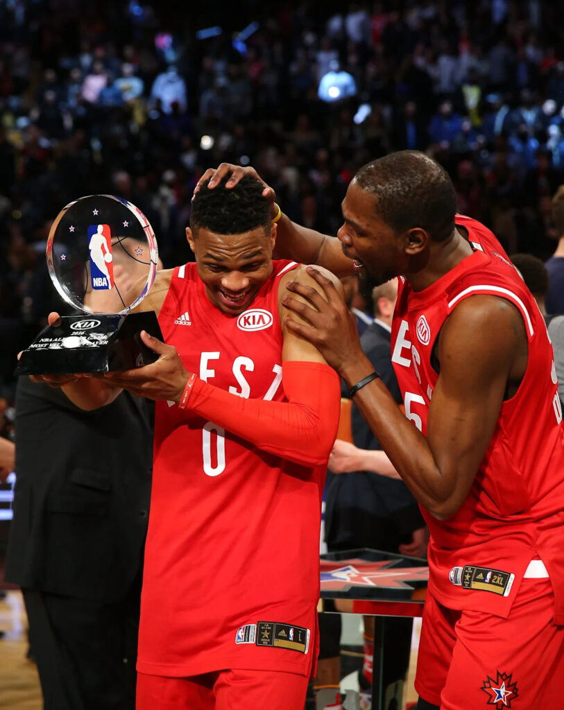 Kevin Durant congratulates ‘inspiring’ Russell Westbrook on retirement